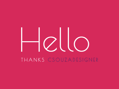 Hello Dribbble debuts hello