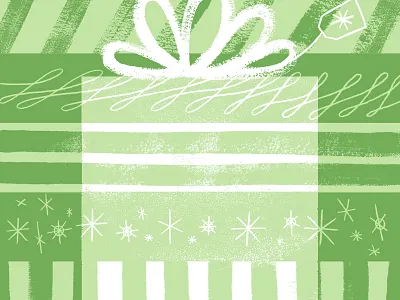 Christmas Wrappings bow christmas illustration presents wrapping paper wrappings