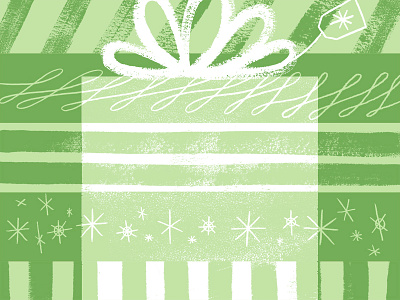 Christmas Wrappings bow christmas illustration presents wrapping paper wrappings