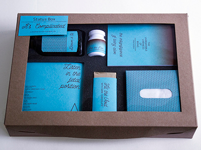 Status Box - It's Complicated box comp curated