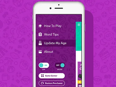 Menu design hamburger ios menu navigation ui