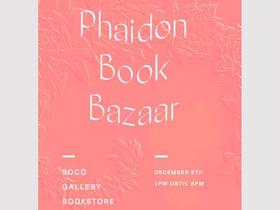 Phaidon Book Bazaar