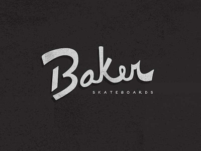 Baker Skateboards baker baker skateboards hand lettering lettering skateboard skateboarding sketchy type typography vector