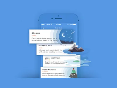 Mental Health Exercises anxiety calm cbt depression meditation