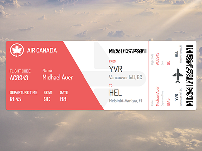 Boarding Pass airplane airport boarding pass daily ui red ui