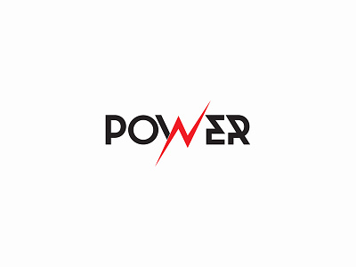 Power Logo light logo logodesign logomark logosale mark minimal power power logo red