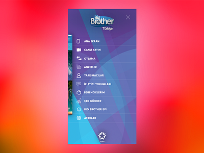 Side menu big brother endemol mobile side menu side menu sidemenu