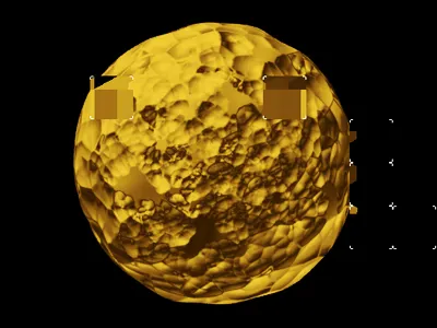 Cell abstract animation cell dot geometry glitch process render strange