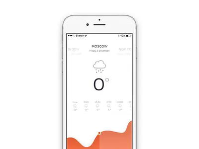 Weather 037 37 app dailyui iphone weather