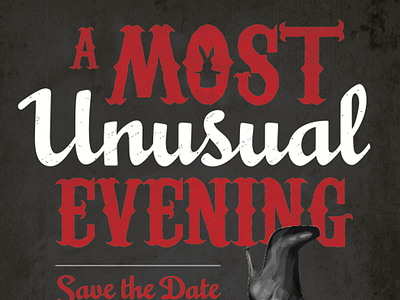 A Most Unusual Evening 2016 invitations