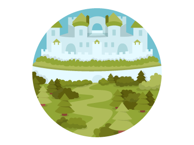 Highgarden - Game of Thrones illustrated iconset color palette fan art game of thrones highgarden icon icon set illustration tyrell