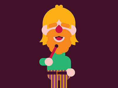 Hippie Dude. beard hippie longhair microphone nilsson singer singer songwriter songwriter