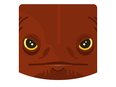 Admiral Ackbar admiral ackbar illustration movies pop culture sci fi square star wars vector