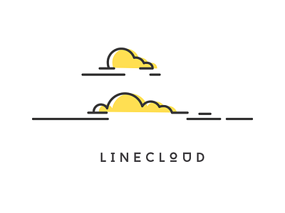 Travel Design-Linecloud cloud colorful icon line ui yellow