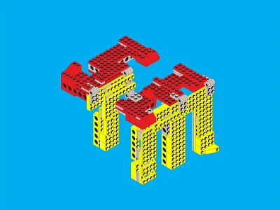 STEM Lego® learning workshops bricks education fun illustration kids learning lego toy type typography vector workshop