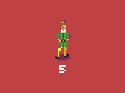 Pixel Advent Calendar #5 advent calendar elf pixel art