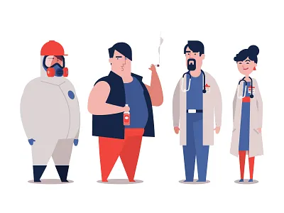 Chris The Addict addict alcohol animation characters doctor health hospital illness marihuana work