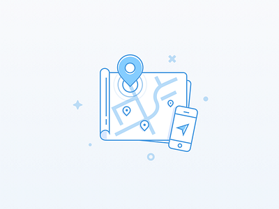 Map illustration adaptive flat google maps illustration index map maps mobile pin russian ui ux