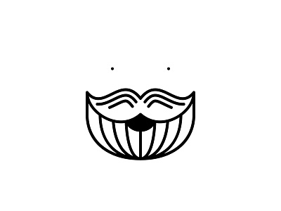 Me beard icon illustration me people profile smile