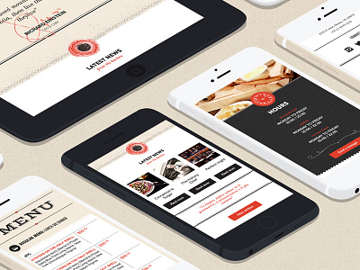 Red's Table brooklyn devices food new york ny red restaurente ristorante table ui usa web