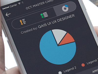 Finance App clean comments expense finance flat iphone stat
