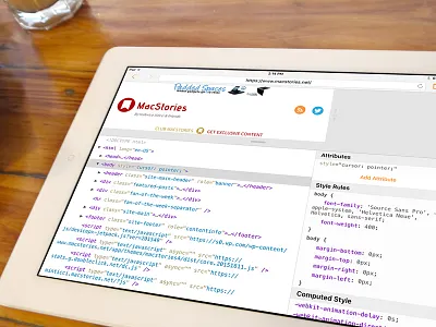 Web Tools css front end development html interface ios development ipad tablet web development