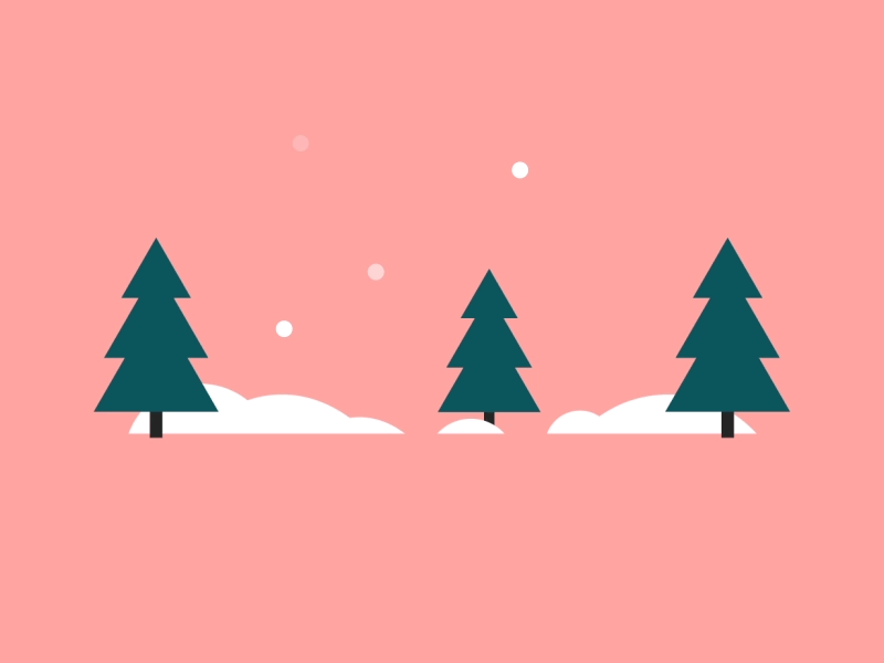 It's beginning to look a lot like Christmas 2d after effects animation bird christmas robin snow