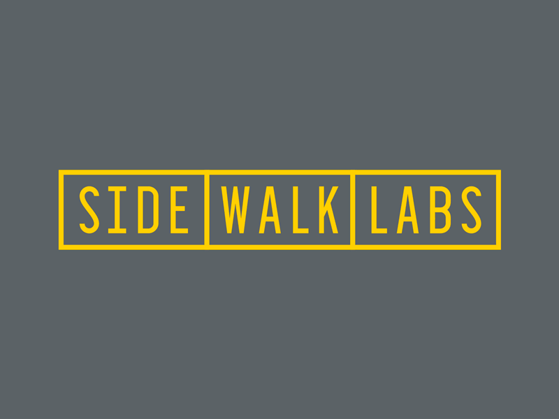 Sidewalk Labs animation box google identity logo modular sign street