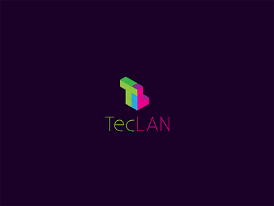TecLAN Logo logo tech