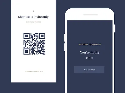 Shortlist Invitation invitation invite scan welcome