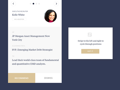 Shortlist Position app mobile position recruiting ui