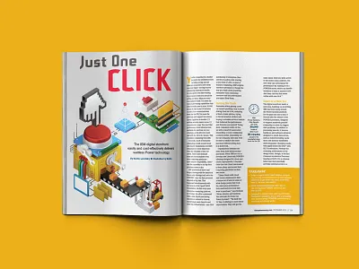 IBM 3d c4d editorial ibm internet machines magazine tech