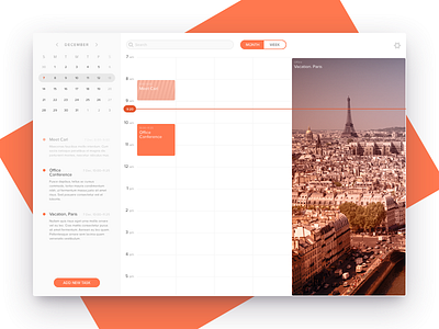 Calendar 038 38 app calendar dailyui paris vacation