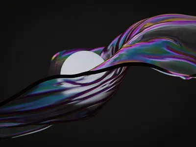 glass cloth 3d c4d cloth octane refraction