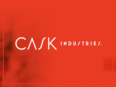 CASK Industries Identity branding build clean design hlk identity logo logotype shapes