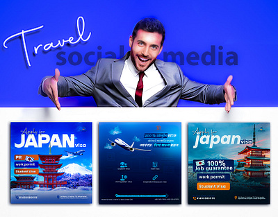 Travel Social Media | Instagram Post | Social Media | Banner Ads brand awareness