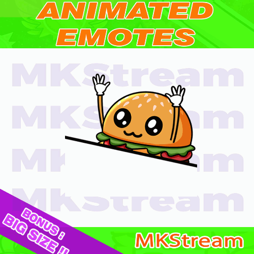 Twitch animated emotes cute burger bongo cat meme gif animated emotes animation anime bongo burger bongo cat burger burger cartoon burger character burger gif burger sticker burgers cute cute burger design emotes hamburger illustration sub badge