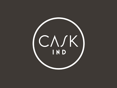 CASK Industries Identity (2) branding build clean design hlk identity logo logotype shapes