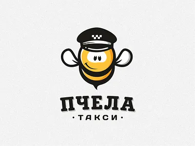 bee taxi bee bumblebee cap fly icon logo shipping sign taxi