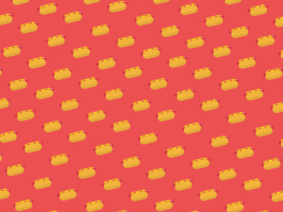 Hot Dog Pattern food foodies illustrator mosaïque pattern « hot dog »