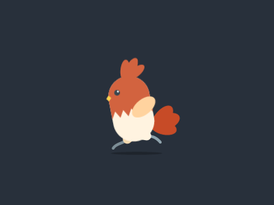 Chicken Run page loader chicken gif