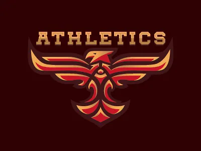 Athletics athletics fiery fitness logo sport