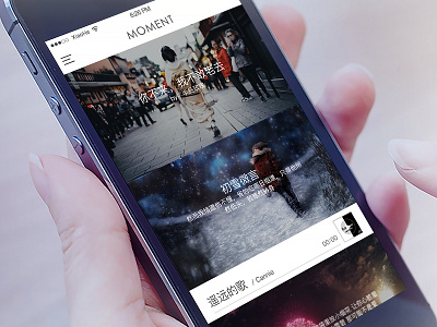 Day010 - Moment gui ios iphone6s photo ui