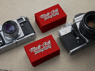 Matt Fitt Photography branding design graphic design logo typography