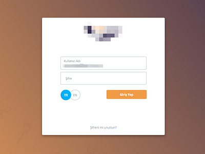 User Login blurred design flat login popup signin web