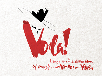 V for Vendetta black brush ink movie quote red typography v vendetta