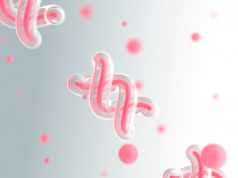 Joe Baker "C" Tribute - Light Variant 3d animation bacteria blender cycles depth of field dna gif high key microscope mograph tribute