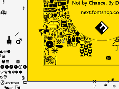 Ever wonder how it's done? collage fontfonts fontshop typography