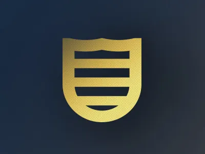 Playing with Badges badge blues foil gold greys