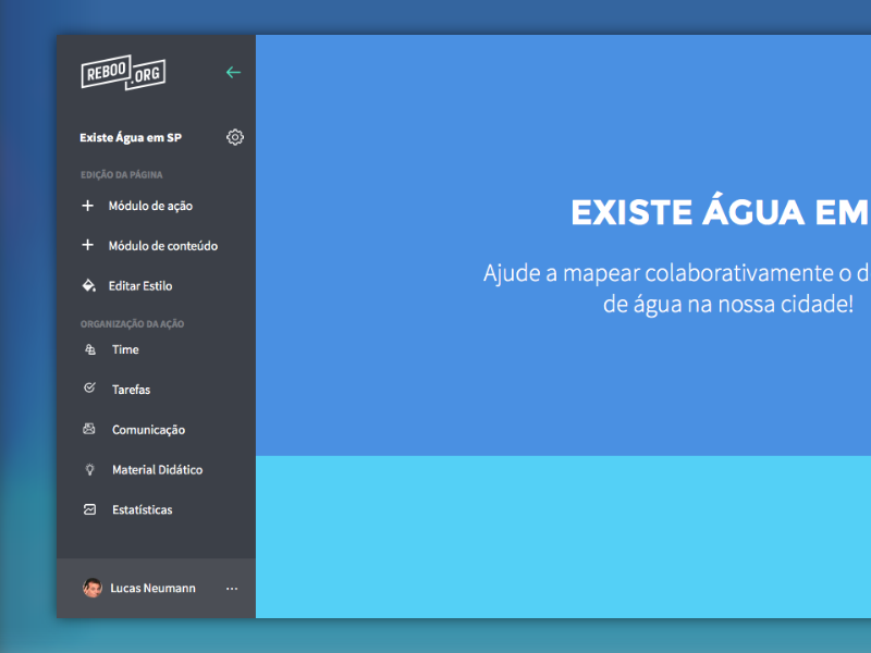 New Dashboard made with invision